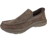 Skechers USA Pollard-Osgood - Mocasines con Puntera Tipo mocasín para Hombre, Cacao, 12 Wide