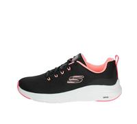 Skechers Vapor Foam Fresh Trend, Zapatos Deportivos Mujer, Black Mesh/Pink Trim, 36 EU