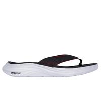 Skechers Vapor Foam Sandal - Sayto en Negro/Rojo, talla 42, Vegan