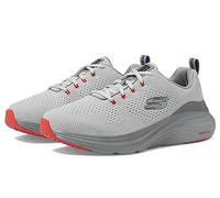 Skechers Vapor Foam, Zapatillas Hombre, Malla Gris sintética con Ribete Naranja, 40 EU
