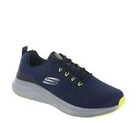 Skechers Vapor Foam, Zapatillas Hombre, Navy Mesh Synthetic Lime Trim, 45 EU