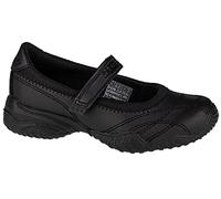 Skechers VELOCITY POUTY, Mary Jane para Niñas, Black Smooth/ Trim, 38 EU