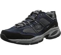 Skechers Vigor 2.0 Trait Memory Foam Sneaker, Zapatillas Hombre, Azul Marino Gris, 42.5 EU