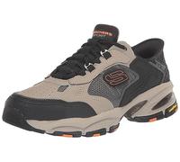 Skechers Vigor 3.0 Drafting Hands Free Slip-in, Zapatillas Hombre, Gris Pardo, 46 EU