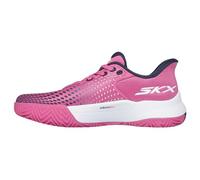 Skechers Viper Court Elite para mujer, Rosado/Gris, 37.5 EU