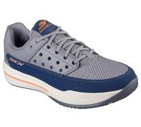 Skechers Viper Court Luxe, Zapatillas Hombre, Carbón/Azul Marino, 39.5 EU