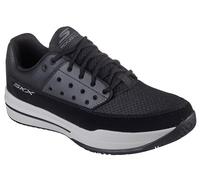 Skechers Viper Court Luxe, Zapatillas Hombre, Negro/Blanco, 47 EU