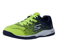Skechers Viper Court Pickleball, Zapatillas, Amarillo Azul Marino, 42 EU