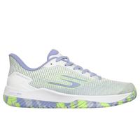 Skechers Viper Court Pro 2.0 en Blanco/Violeta, talla 36.5