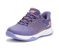 Skechers Viper Court Reload - Tenis sin Cordones para Mujer, Púrpura (Purple/Coral), 39 EU