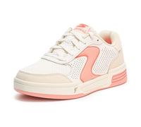 Skechers Viper Court - Tenis clásicos para Mujer, Cuero Blanco Roto/Textil/sintético/Rosa T, Talla 8, Cuero Blanco Roto Textil sintético Rosa T, 41 EU