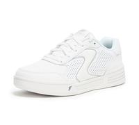 Skechers Viper Court - Tenis clásicos para Mujer, Piel Blanca/Textil/sintético, 4.5 UK, Piel sintética Blanca, 37.5 EU