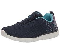 Skechers Virtue, Zapatillas Mujer, Azul Marino, 38.5 EU Ancho