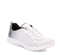 Skechers Virtue, Zapatillas Mujer, Blanco y Negro, 36.5 EU