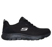 Skechers Flex Appeal 5.0 Fresh Trek, Zapatillas Mujer, Black Mesh/Trim, 41 EU