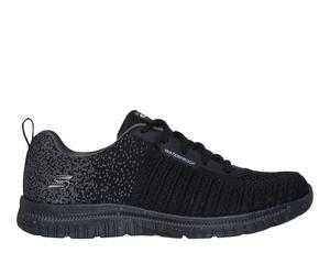 Skechers Waterproof: Virtue - Dryspell en Negro/Marengo, talla 35, Vegan
