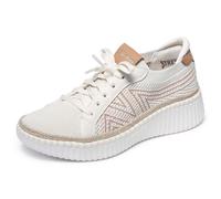 Skechers Wilshire BLVD-Bellevue - Tenis para Mujer, Blanco Sucio, 38 EU