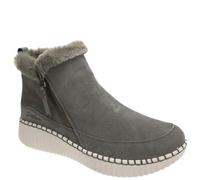 Skechers Wilshire Blvd-Fresh Zip, Botas Cortas al Tobillo Mujer, Oliva, 38.5 EU