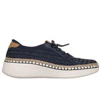 Skechers Wilshire Blvd - Passion Play en Navy/Plata, talla 38.5, Vegan