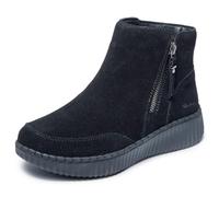 Skechers Wilshire Blvd-Weekend Crush, Botas Cortas al Tobillo Mujer, Negro, 41 EU