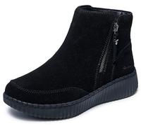 Skechers Wilshire Blvd-Weekend Crush, Botas Cortas al Tobillo Mujer, Negro, 41 EU