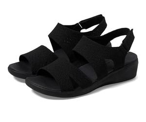 Skechers Women's Arya-Modern Muse Sandal, Black, 37 EU