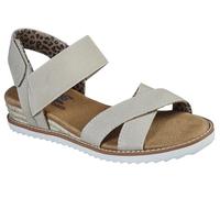 Skechers Women's Bobs Desert Kiss Secret Picnic Sandal, beige, 39.5 EU