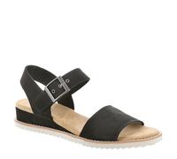 Skechers Women's Bob's Desert KISS Shore Enough, Black Microfiber, 38 EU