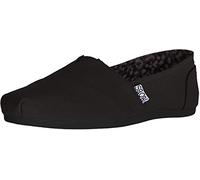 Skechers Bobs Plush Peace & Love, Alpargatas Mujer, Black, 38.5 EU