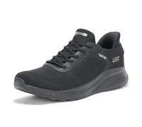 Skechers Women's Bobs Squad Chaos Current Muse Sneaker, Black, 3.5 UK Wide