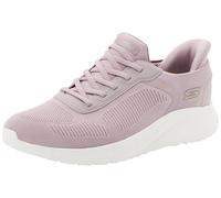 Skechers Women's Bobs Squad Chaos Current Muse Sneaker, Lavender, 8 UK Wide