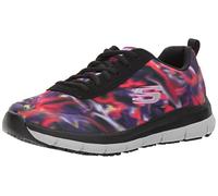 Skechers Women's Comfort Flex Sr HC Pro Health Care Professional Shoe,Black/Multi,8 M US
