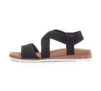Skechers Women's Desert KISS Low Sandal, Black, 8 Wide