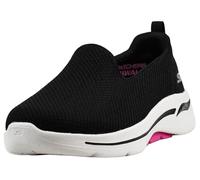 Skechers Women's D'Lites Biggest Fan Fashion Sneaker, Negro/Rosa, 39 EU