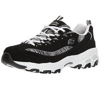 Skechers Women's DLites Interlude Sneaker, Black Multi Bkmt, 36 EU