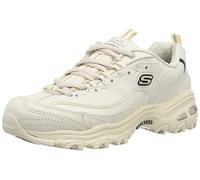 Skechers Women's D'lites Low Top Sneakers Off-White in Size 38.5