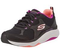 Skechers Women's D'lux Fitness Sneaker, Schwarz, 35 EU