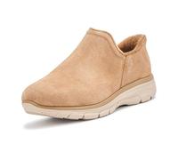 Skechers Women's Easy Going-Modern Hour Suede Hands Free Slip-Ins Ankle Boot, Taupe, 8