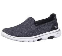 Skechers Women's Go Walk 5 Honor Sneaker, Negro y Blanco, 41 EU
