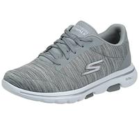Skechers Zapatillas para mujer Go Walk 5 True Sneaker gris Talla 8,5 ancha