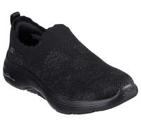 Skechers Women's Go Walk Arch Fit 2.0 Rosa Linda Sneaker, Black, 5