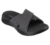 Skechers - GO WALK FLEX SANDAL IMPRESSED, Sandalias deslizantes Mujeres, Black,
