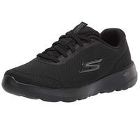 Skechers Womens Go Walk Joy - Ecstatic Sneaker, Black, 6.5 Wide US