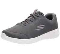 Skechers Womens Go Walk Joy - Ecstatic Sneaker, Charcoal, 9.5 Wide US