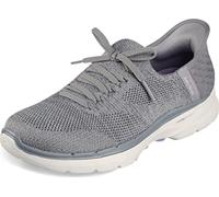 Skechers Women's Hands Free Slip-ins Go Walk 6-Lovely Day, Zapatillas Mujer, Grey Lavender, 40 EU