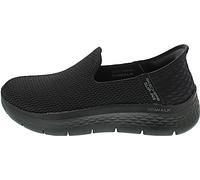 Skechers Women's Hands Free Slip-ins Go Walk Flex-Relish, Sneakers Mujer, Black Textile/Trim, 42 EU