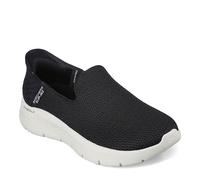 Skechers Zapatos sin Cordones para Mujer Go Walk Flex-Relish, Zapatillas, Negro y Blanco, 40 EU Ancho