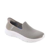 Skechers Women's Hands Free Slip-ins Go Walk Flex-Relish, Zapatillas Mujer, Blue Taupe, 40.5 EU