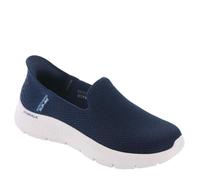 Skechers Women's Hands Free Slip-ins Go Walk Flex-Relish, Zapatillas Mujer, Navy, 38.5 EU Estrecho