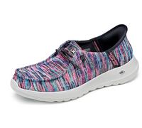 Skechers Women's Hands Free Slip-ins Go Walk Joy Moc Toe Casual Shoe, Zapatillas Mujer, Negro Multicolor, 42 EU